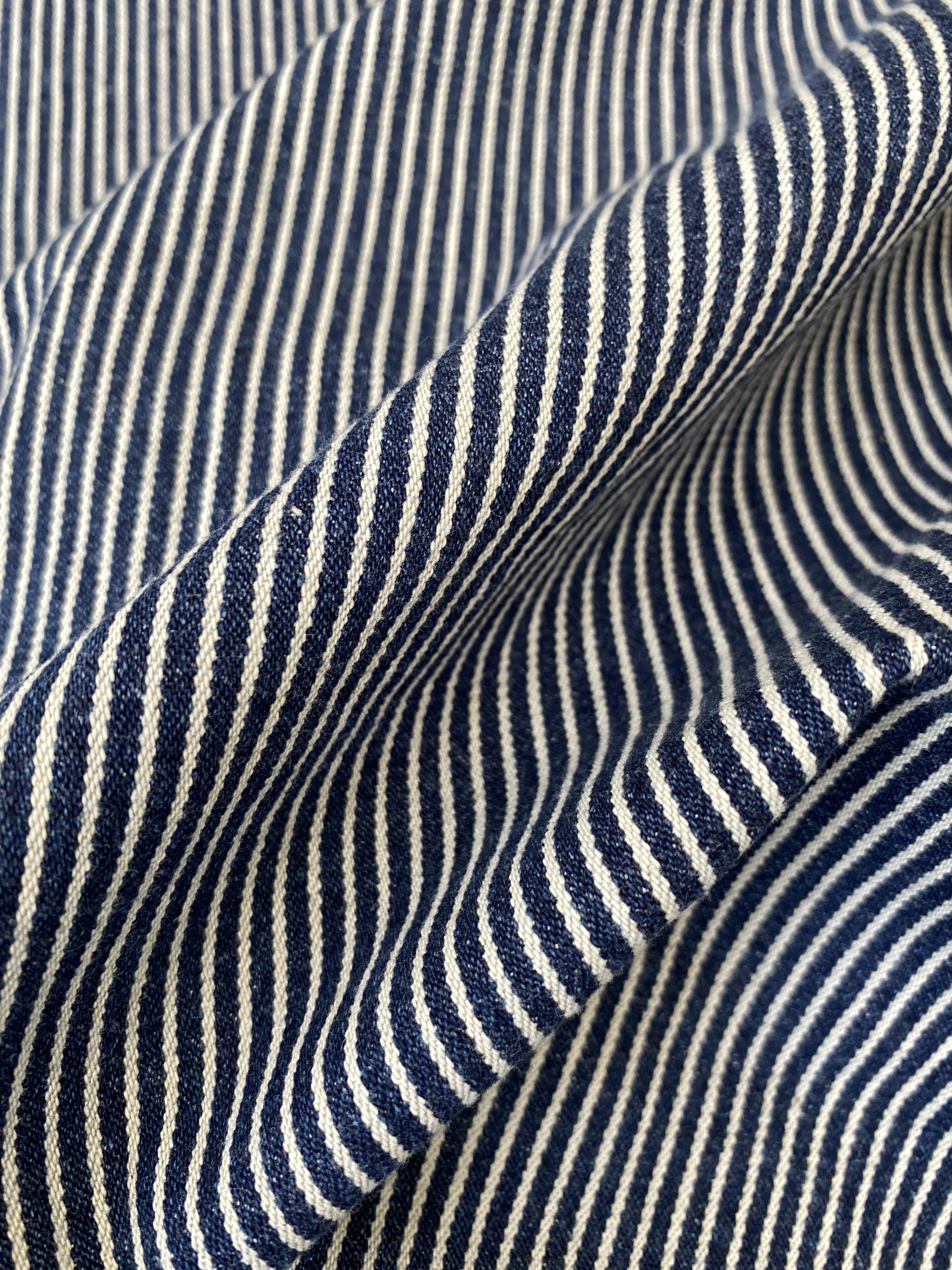 Stripe denim dark blue – Simply Fabrics