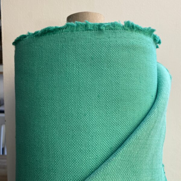 Deadstock creta cotton canvas vivid green Simply Fabrics
