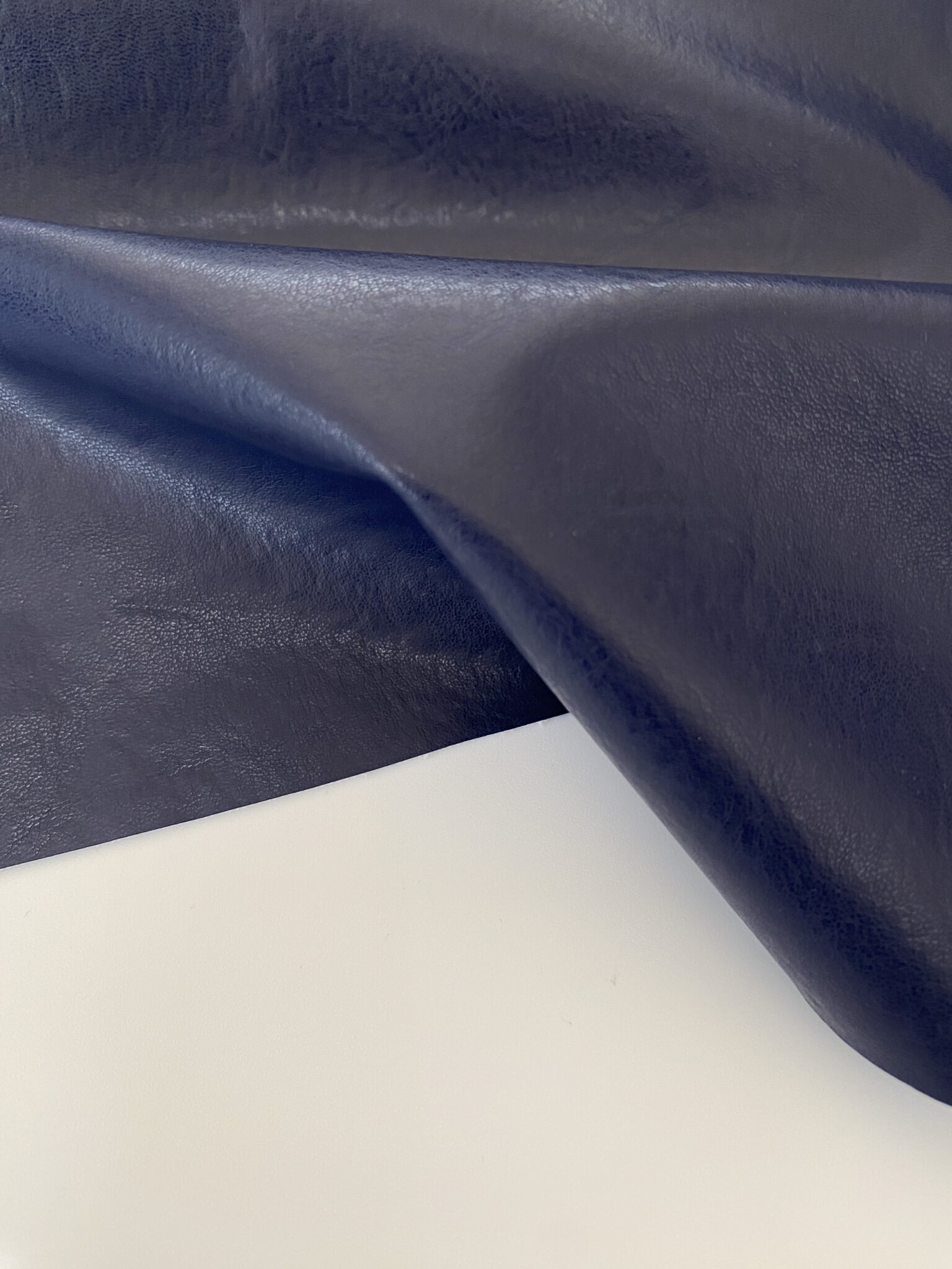 Ex designer navy leatherette Simply Fabrics