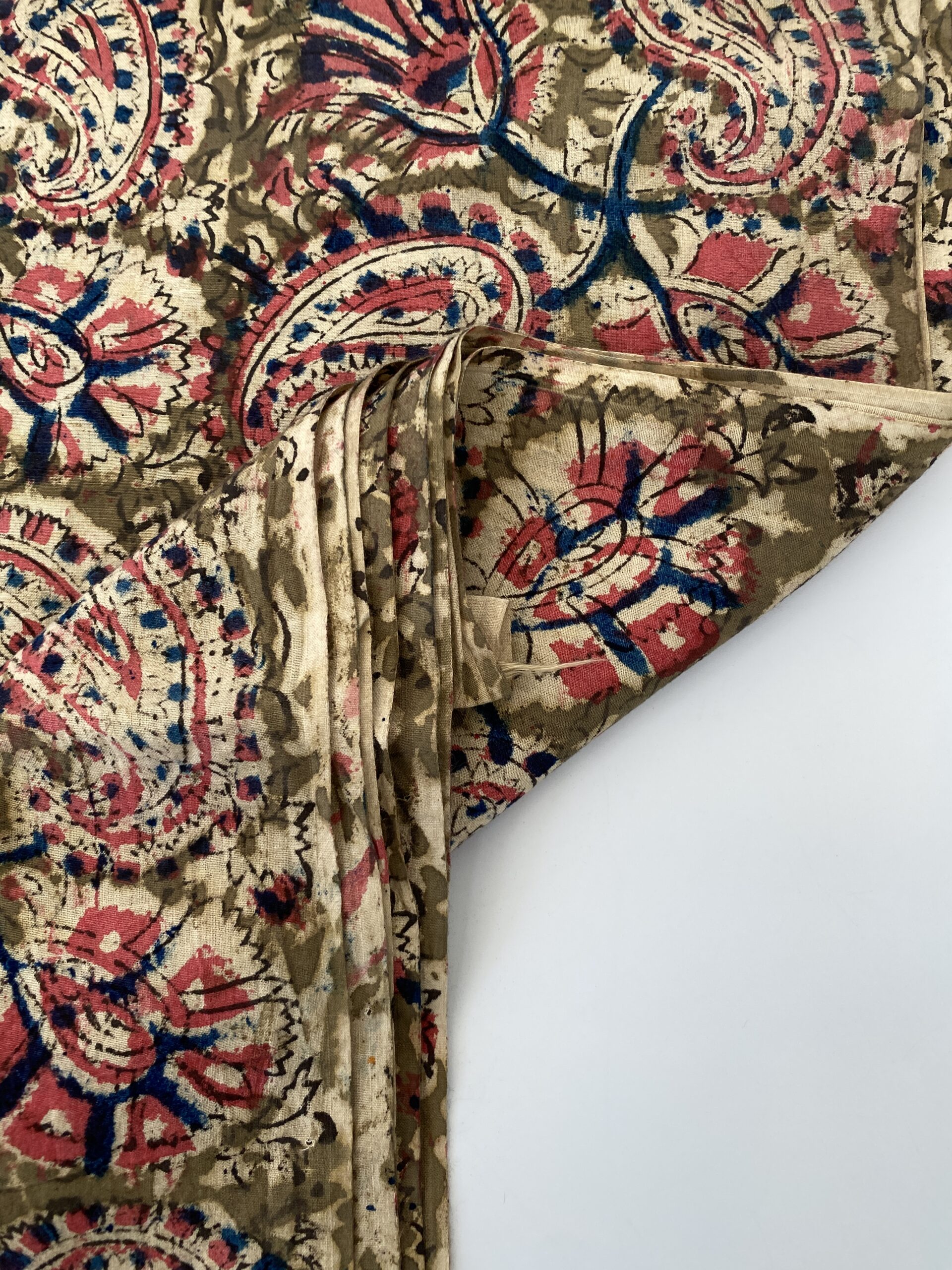 Kalamkari cotton handblock print - Simply Fabrics