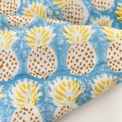 Pineapplehandblockprint@simplyfabrics.co.uk