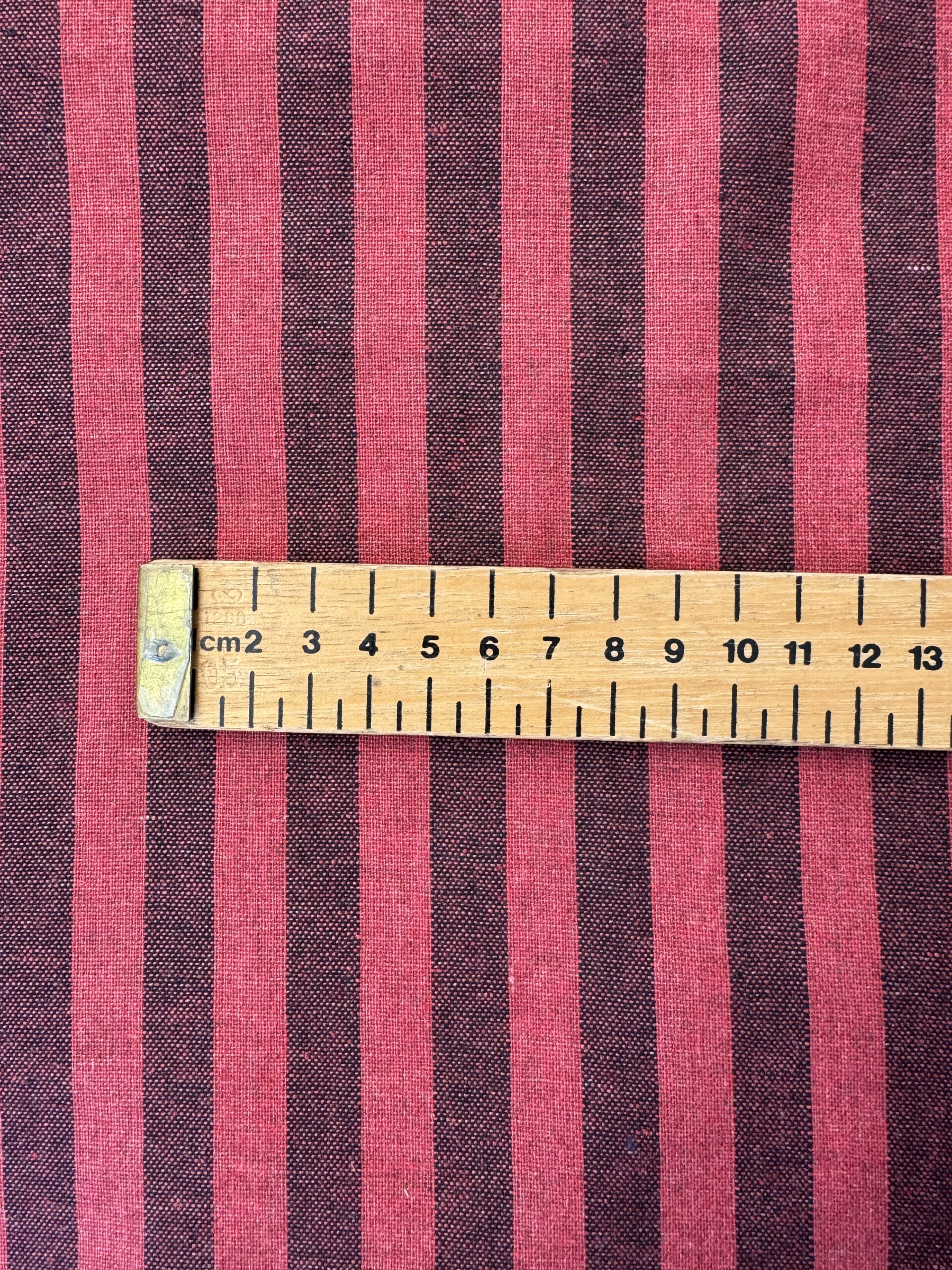 Brickredstripecotton@simplyfabrics.co.uk