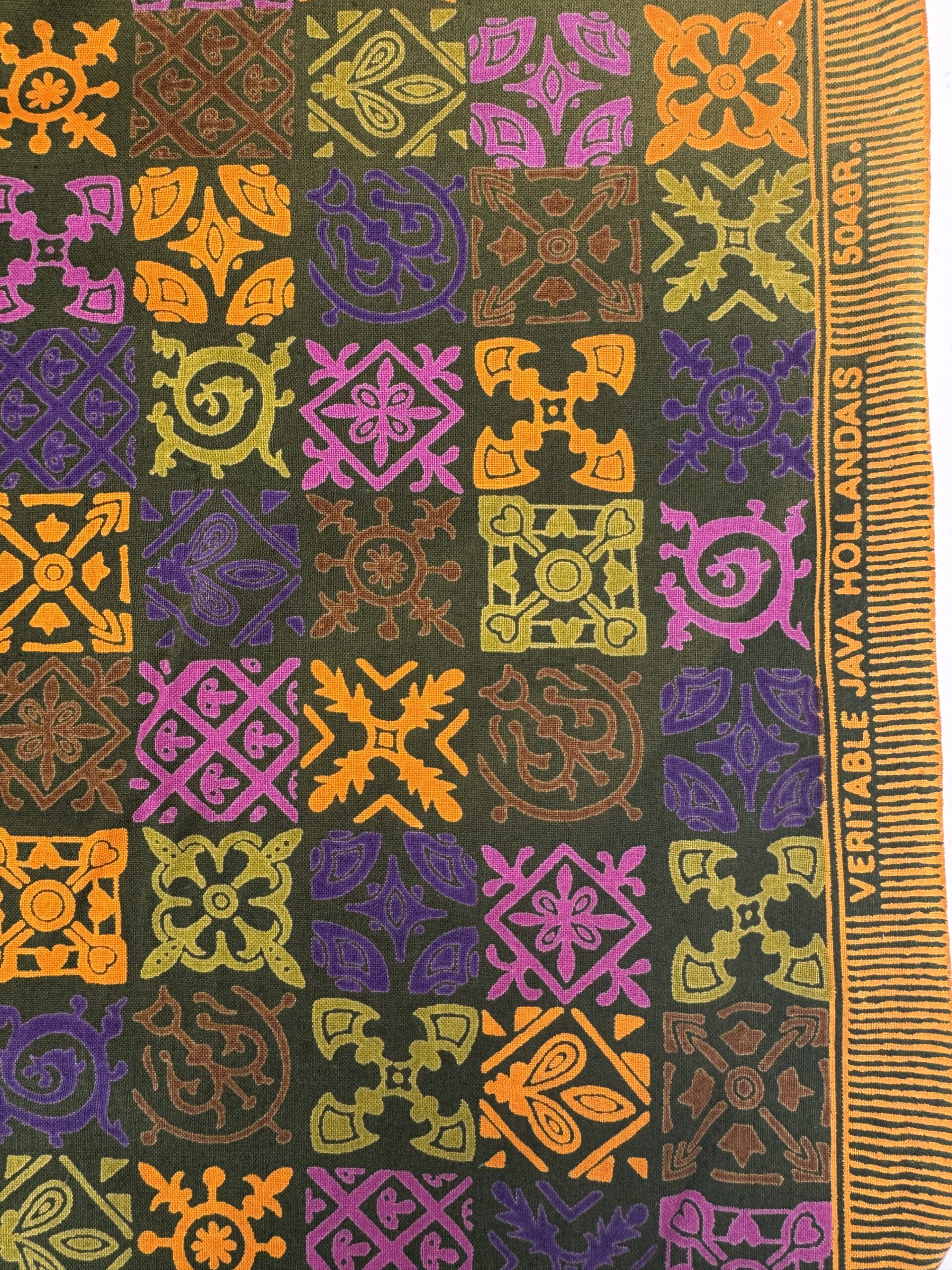 Deadstock vintage vlisco dutch java print