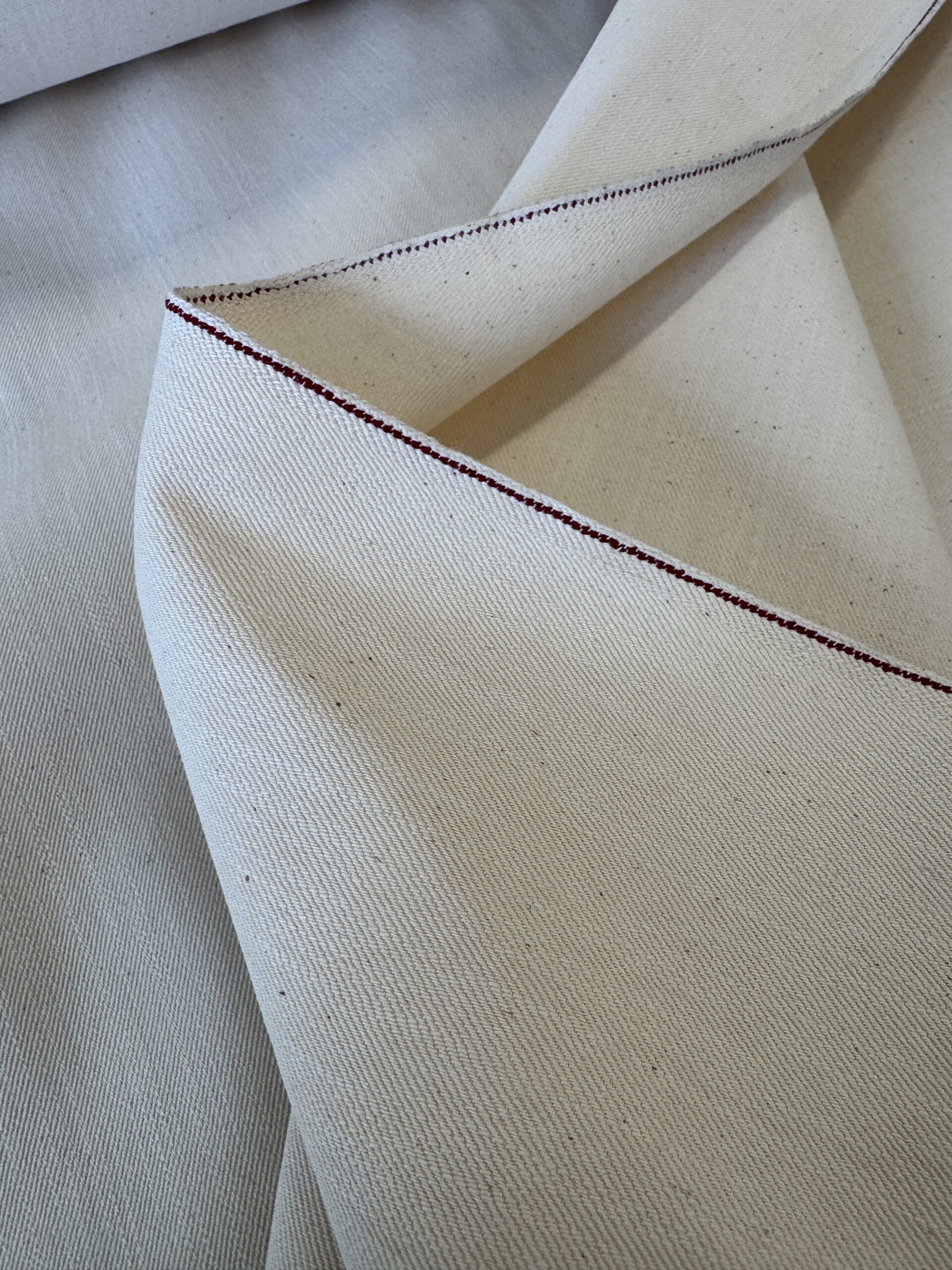 Deadstock selvedge denim - natural
